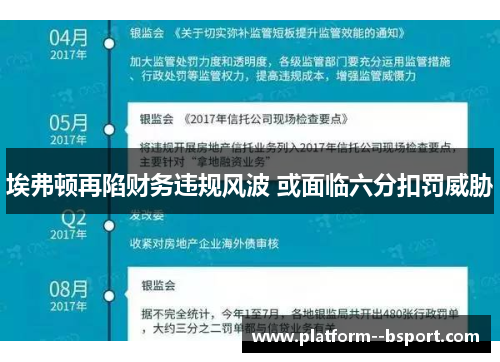 埃弗顿再陷财务违规风波 或面临六分扣罚威胁 埃弗顿再陷财务违规风波 或面临六分扣罚威胁